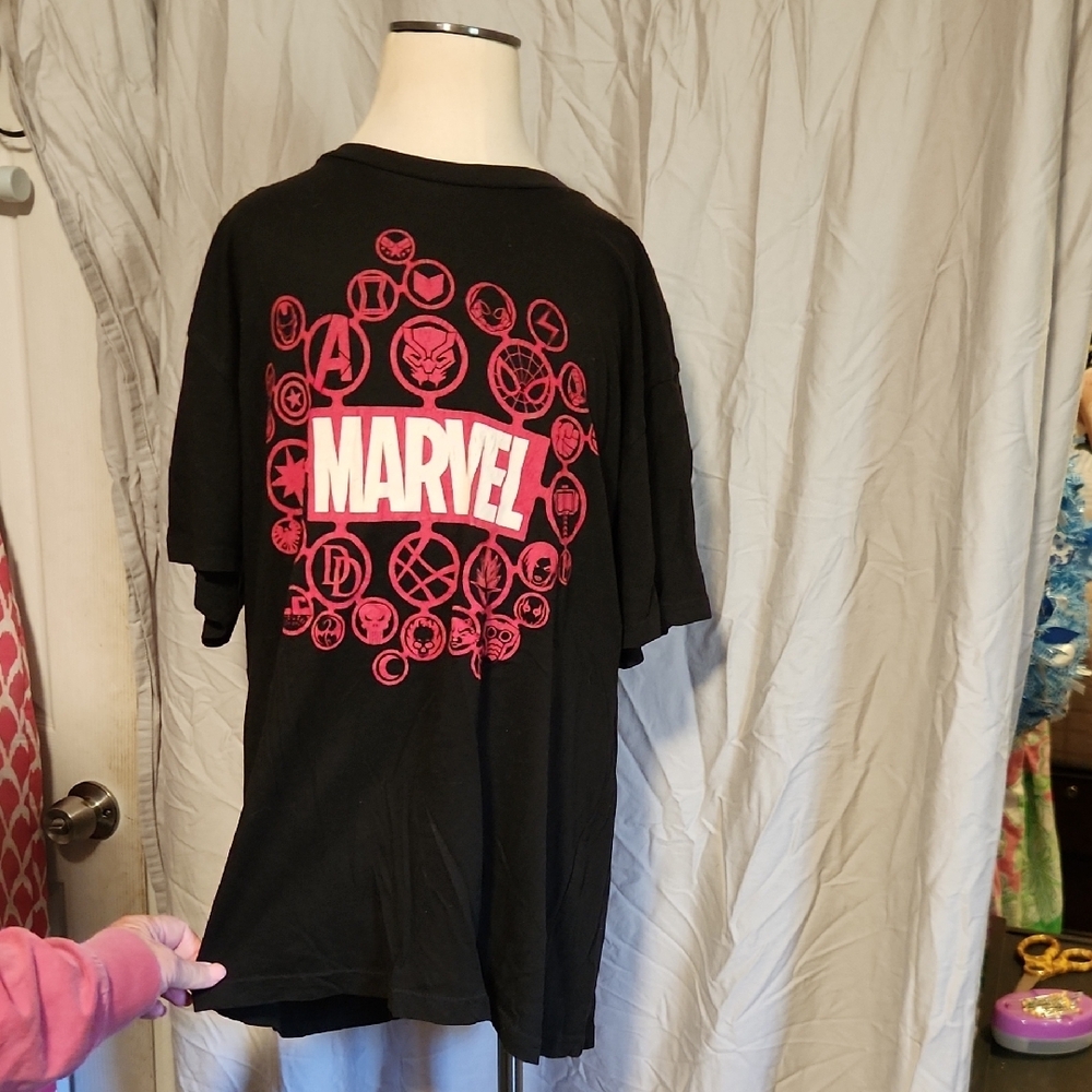 Marvel Black Graphic T-Shirt